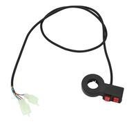 Interruptor de luz Auxiliar 22MM Acelerador De Motocicleta con Botón De Marcha Atrás De 3 Velocidades para Bicicleta Eléctrica para Scooter Triciclo Manivela De Gas Repuestos para Motocicleta