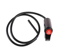 Interruptor de luz auxiliar 55X50Mm 2,17X1,97 Pulgadas Interruptor Luz De Emergencia Para Motocicleta Botón De Advertencia Doble Destello Para Vehículo Eléctrico Luz De Emergencia Intermitente