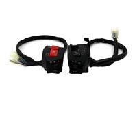 Interruptor de luz auxiliar Compatible con ZS125 ZS150 manillar de motocicleta de 22 mm, interruptores izquierdo y derecho, bocina, señal de giro, faro, arranque eléctrico, botón controlador del manil
