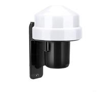 Interruptor de luz con sensor de fotocélula para exteriores, 220 V, 10 A, con control automático del atardecer al amanecer, IP44, resistente a la intemperie, para iluminación de pared de jardín, patio