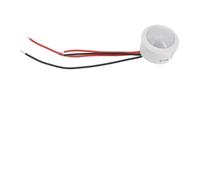 Interruptor de luz con sensor de movimiento PIR para uso en interiores y exteriores, interruptor automático de detección de cuerpo por infrarrojos, CA 110-240 V/CC 12-24 V, carcasa de PC, pared o Cei