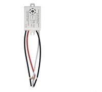 Interruptor de luz controlado por voz, 220 V, sensor de sonido automático con función crepuscular, IP44, control de ruido para pasillo, escalera, baño, alcance de 5-8 m