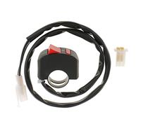 Interruptor de Luz de Emergencia Accidente Botón de Doble Control Montaje en Manillar para Motocicleta