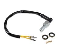 Interruptor de luz de freno hidráulico Alnicov, interruptor de luz trasera de presión de perno Banjo, hueco Universal para motocicletas