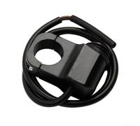Interruptor de luz de manillar de aleación de aluminio 12 V 16 A con indicador LED rojo para ATV motocicleta 7/8 pulgadas 22 mm accesorios de barra