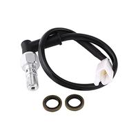 Interruptor de luz de presión de freno hidráulico trasero de motocicleta universal, 10x1.25 mm 10x1 mm para motocicleta Scooter ciclomotor Dirt Pit Bike ATV(10 * 1.25MM)