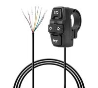 Interruptor de luz de señal de giro DK226/DK336 for bicicleta eléctrica, lámpara de bicicleta eléctrica e interruptor de bocina for patinete eléctrico, botón que puede controlar la luz de señal de gir