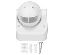 Interruptor de luz del Sensor de Movimiento Inteligente: Detector de detección de carrocería con un Rango de 12 m de ángulo de 180 Grados, Uso de IP44 al Aire Libre, tecnología (Type 2)