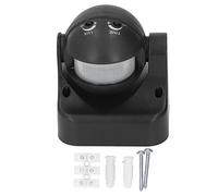 Interruptor de luz del Sensor de Movimiento Inteligente: Detector de detección de carrocería con un Rango de 12 m de ángulo de 180 Grados, Uso de IP44 al Aire Libre, tecnología (Type 1)