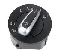 Interruptor De luz Faros Compatible Con VW Para TIGUAN 2008-2014 Para SCIROCCO 2009-2015 Marco Embellecedor Para Interruptor De Faros Delanteros, Anillo De Perilla, Cubierta Embellecedora.