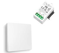 Interruptor De Luz Inalámbricas Autoalimentado, Tedeligo Sin Batería Interruptor A Prueba De Agua 220V 10A Relé Transmisor De Radio Rango De Control De 50M Para Iluminación De Lámpara (1 a 1)