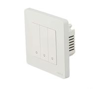 Interruptor de luz inalámbrico estilo anillo estrella para hogar inteligente, compatible con aplicaciones Tuya y para moes (3 bandas)