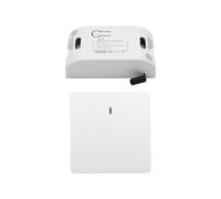 Interruptor de Luz Inteligente InaláMbrico RF 433MHz Control de IluminacióN Interruptor Inteligente CA 90-250V 10A MóDulo (1 W y 1 C)