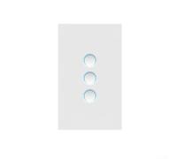 Interruptor de luz inteligente WiFi Matter Protocolo Control de aplicación Temporizador programado Asistente de voz Compatible con Tuya para Alexa Placa de pared de 1 banda (3)