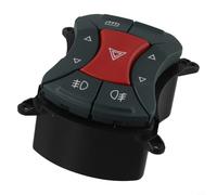 Interruptor de luz, interruptor de luz indicadora de giro de coche 735297542 para Fiat para doblo 2000-2005, interruptor de control de señalización de ajuste directo, reemplazo
