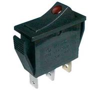 Interruptor de luz ON-OFF 250V/15A - LED rojo