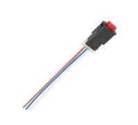 Interruptor de luz para motocicleta, señal intermitente de doble peligro con configuración de triple cable, diseñado para motocicletas que funcionan entre 12 V y 24 V (negro)