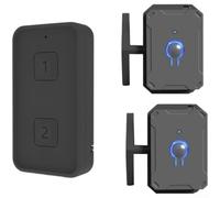 Interruptor de luz remoto inalámbrico sin necesidad de cableado, control inteligente RF433 para iluminación del hogar, diseño compacto con fácil instalación, funciona con interruptores blancos y