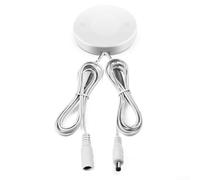 Interruptor de luz táctil, regulador de intensidad LED de 12 V-24 V, interruptor de sensor táctil de partición, interruptor de atenuación de barrido manual invisible (cabeza CC blanca)