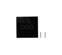 Interruptor de luz Tuya Zigbee de 3 bandas con control remoto táctil UE