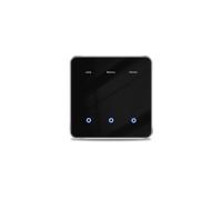 Interruptor de Luz Zigbee DIY con Panel Táctil Negro, Compatible con la Aplicación Tuya Life, 3 Interruptores