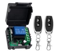 Interruptor de mando a distancia, 5 V, 12 V, 24 V, 30 V, con 2 mandos a distancia, receptor de relé de 1 canal, mando a distancia para puerta de garaje universal, contactos libres de potencial