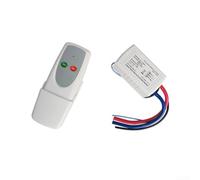 Interruptor de mando a distancia inalámbrico de 5000 W, penetración de pared para interruptor de luz, AC 90-245 V, receptor de relé RF blanco para garaje, control de puerta, interruptor de alta