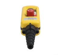 Interruptor de mando colgante para polipastos ABS carcasa 500 V | Control preciso de 2 botones, modelo XAC-2713, para elevaciones suaves, para una solución ideal de grúa