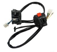 Interruptor de Manillar 22mm para Motocicleta FXD125 - Control Luces Bocina 7/8 Pulgadas ABS Negro al Agua Kit Izquierdo Derecho