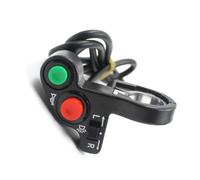 Interruptor De Manillar 7/8 "motocicleta Scooter Bicicleta Eléctrica Manillar Bocina Intermitentes Controlador De Luces Interruptor Piezas Modificadas Interruptor De Manillar(Black)