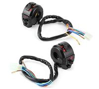 Interruptor de Manillar 7/8 Pulgada de la Motocicleta Impermeable Universal Manillar Cuerno Alto/Bajo Haz de Intermitente Control Interruptor de Control Izquierda/Derecha