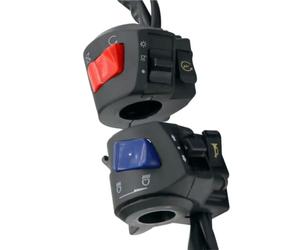 Interruptor De Manillar Comandi Manubrio Moto Lato Sinistro E Destro Controller Universale Para Fendinebbia, Clacson, Indicatori Di Direzione E Avviamento Elettrico