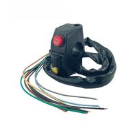 Interruptor De Manillar Controlador Encendido Apagado Bocina Motocicleta Con Montaje M8 Interruptor Multifunción 12 V 22 Mm Manillar Motocross Scooter