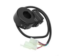 Interruptor de manillar de 22 mm 3 en 1 para faro delantero para señal de giro de bocina | ABS impermeable a prueba de polvo para motocicleta todoterreno para ATV