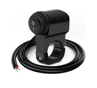 Interruptor de Manillar de Motocicleta de 12V-24V Interruptor de Faro de Manillar de ATV a Prueba de Salpicaduras para 22mm Manillar para Luz de Niebla Luci Freno