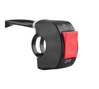 Interruptor de manillar de motocicleta, universal, 7/8 pulgadas, montaje LED, interruptor de encendido/apagado con botón