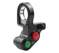 Interruptor de manillar de motocicleta y triciclo eléctrico con señal de giro de triple función, para bocina, faro delantero con cable de 600 mm para una fácil instalación