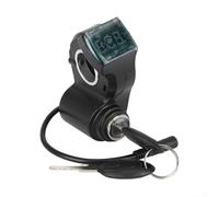 Interruptor de manillar de scooter eléctrico para Kukirin G2 Pro con interruptor de pantalla de 3 pines, construcción segura de ABS que ofrece monitoreo de energía de la batería y disuasión de robo