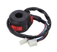 Interruptor de Manillar, Estrangulador de Luz de Arranque Lateral | Universal de 7 Cables de 22 Mm, Estrangulador de Faro Start Kill, Enchufe de 7 Cables, ATV PIT