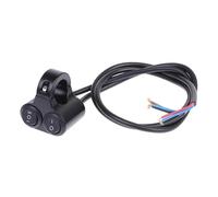 Interruptor De Manillar Interruptor De Control Manillar Motocicleta Aleación Aluminio 12 V Doble Botón Intermitente Altavoz 2 Opciones(A3)
