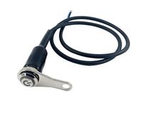 Interruptor De Manillar Interruptor LED Encendido Apagado Montaje Manillar Aleación Aluminio Resistente Al Agua 12 V Luces Antiniebla Botón Pulsador Bocina(Green)