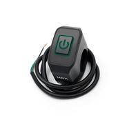 Interruptor De Manillar Interruptor Manillar Motocicleta Botón Conector Montaje Interruptores Control Faro Bocina Accesorios Para Equipos Modificados(B Green)