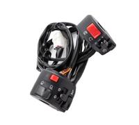 Interruptor De Manillar Interruptor para moto Manillar eléctrico botón de bocina Universal señal de giro lámpara antiniebla eléctrica controlador de manillar arranque de luz(A Pair)