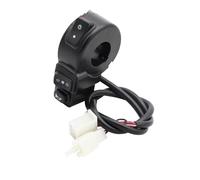 Interruptor De Manillar Interruptor Para Moto Manillar Eléctrico De 22mm Compatible Con Universal 3 En 1: Intermitentes,bocina Y Botón De Encendido/apagado