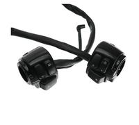 Interruptor De Manillar Interruptores De Control Manillar Motocicleta Aluminio 25 Mm Botón Interruptor Señal Giro Arranque Parada Con Arnés Cableado