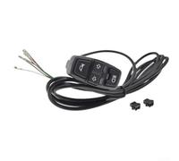 Interruptor de manillar multifunción para bicicletas eléctricas con botones de control de bocina, faro y señal de giro compatibles con scooters y motocicletas
