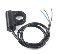 Interruptor de manillar para motocicleta 22 mm, botón pulsador automático o ON/OFF con luz indicadora, fabricado en aleación aluminio resistente, compatible manillares 7/8″