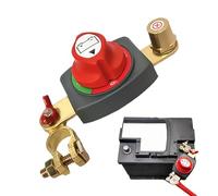 Interruptor de matanza de batería de servicio pesadoBloqueador eléctrico automotriz para uso de seguridad | Desconexión del soporte de terminal anticorrosión para vehículos, yates,