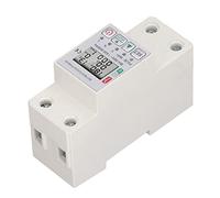 Interruptor de Medidor de Potencia Inteligente WiFi Inalámbrico 63A con Medidor y Disyuntor AC85 a 300V, Control Remoto Móvil, Aplicación Tuya para Bricolaje, Hogar Inteligente