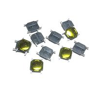 Interruptor de membrana táctil SMT SMD, 100 unidades, 4 x 4 x 0,8 mm, botón de encendido, pulsador SPST-NO, interruptor impermeable for horno microondas